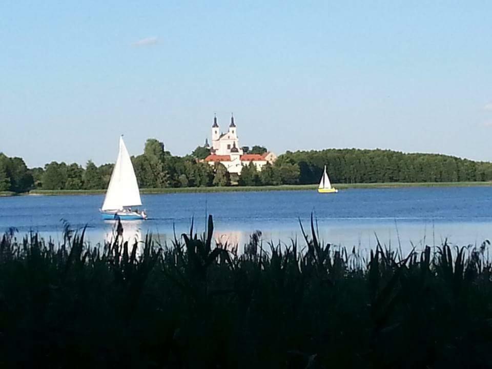 Dom Nad Wigrami Panzió Leszczewek Kültér fotó