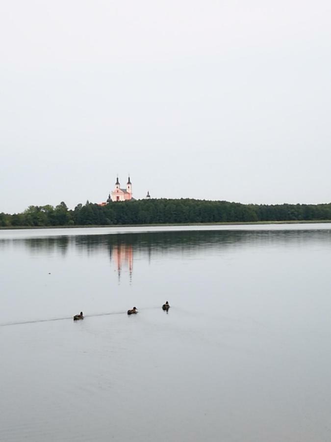 Dom Nad Wigrami Panzió Leszczewek Kültér fotó